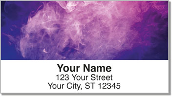 Colorful Vapors Address Labels