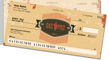 Vintage Gasoline Side Tear Checks