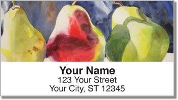 Pear Address Labels