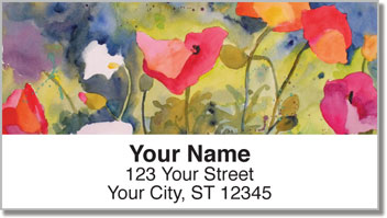 Kay Smith Poppy Address Labels