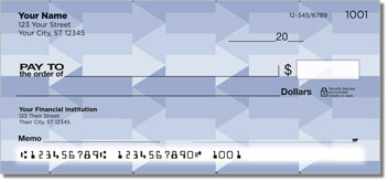 Blue Arrow Checks