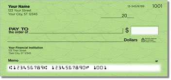 Green Stipple Checks