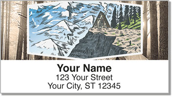 Vintage Travel Address Labels