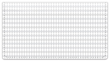Silver Diamond Checkbook Cover