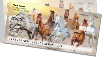 Country Horse Side Tear Checks