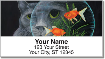 Contemplating Cats 1 Address Labels
