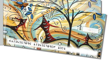 Whimsical House Side Tear Checks