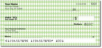 Green Diamond Checks
