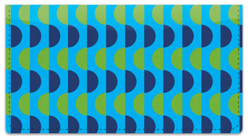Semicircle Checkbook Cover