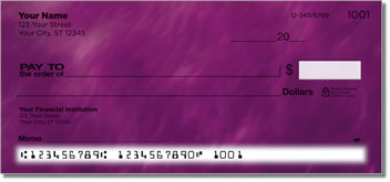 Purple Light Wave Checks