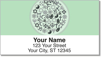 World Religion Address Labels