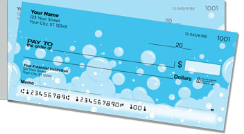Bath Bubbles Side Tear Checks