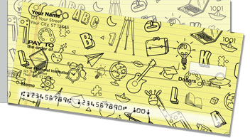 Cute Doodle Side Tear Checks