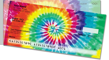 Tie Dye Side Tear Checks
