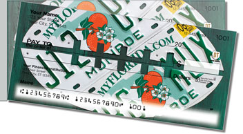 Florida License Plate Side Tear Checks
