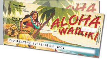 Hawaiian Art Side Tear Checks
