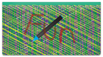 Scribble Checkbook Cover