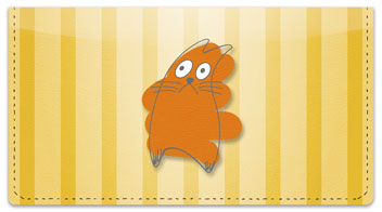 Scribble Cat Checkbook Cover