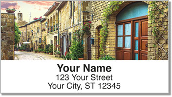 Italian Architecture Address Labels
