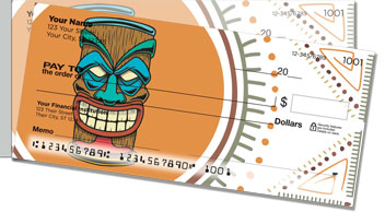 Tribal Mask Side Tear Checks