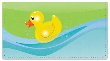 Rubber Duck Checkbook Cover