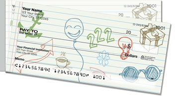 Doodle Pad Side Tear Checks
