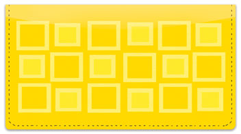 Retro Square Checkbook Cover