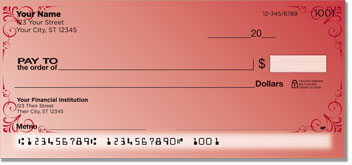 Red Corner Scroll Checks