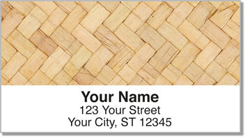 Basket Weave Address Labels