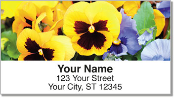 Pansy Address Labels
