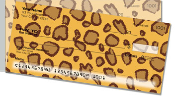 Animal Print Side Tear Checks