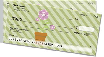 Potted Flower Side Tear Checks