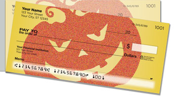 Happy Halloween Side Tear Checks