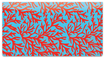 Reef Print Checkbook Cover