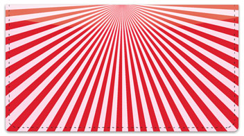 Red Starburst Checkbook Cover