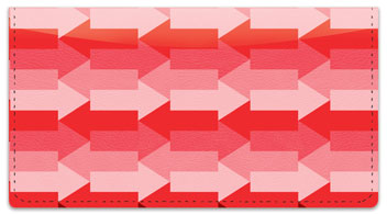 Red Arrow Checkbook Cover