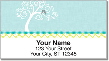 True Blue Address Labels