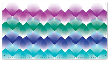Rainbow Droplet Checkbook Cover