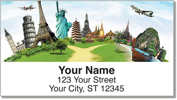 World Traveler Address Labels