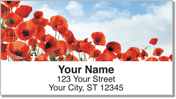 Poppy Address Labels