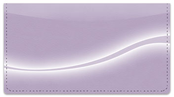 Purple Swoosh Checkbook Cover