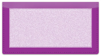 Purple Sponge Pattern Checkbook Cover