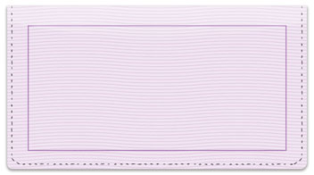 Purple Safety Checkbook Cover