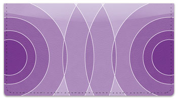 Purple Networker Checkbook Cover