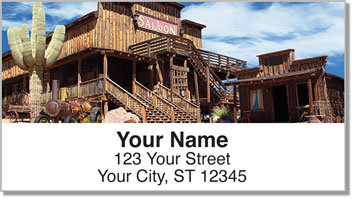 Wild West Address Labels