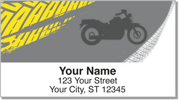 Motorcycle Mix Address Labels