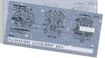 Zodiac Symbol Side Tear Checks