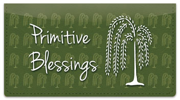 Primitive Cutout Checkbook Cover