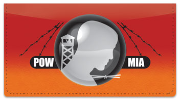 POW MIA Checkbook Cover