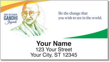 Gandhi Address Labels